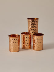 Copper mug hammered