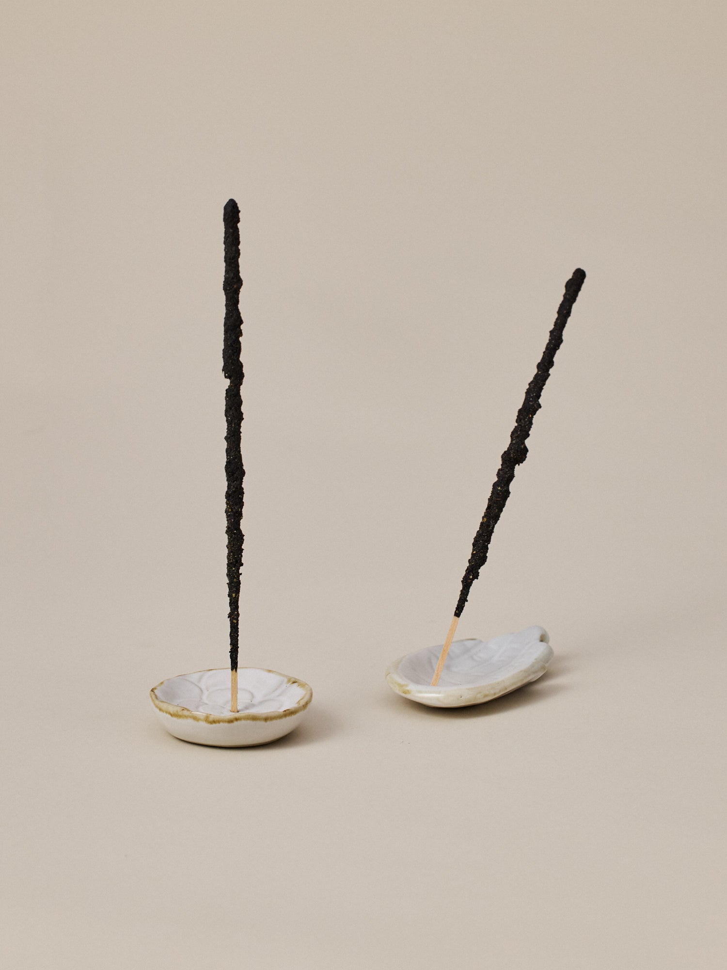 Ceramic hand incense holder
