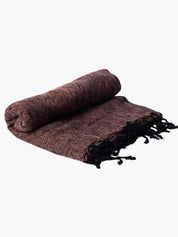 Yoga & Meditationssjal Kastanjebrun