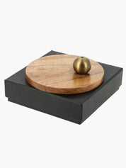 Sun & Moon incense holder - Brass