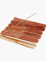 Wood Flora incense holder