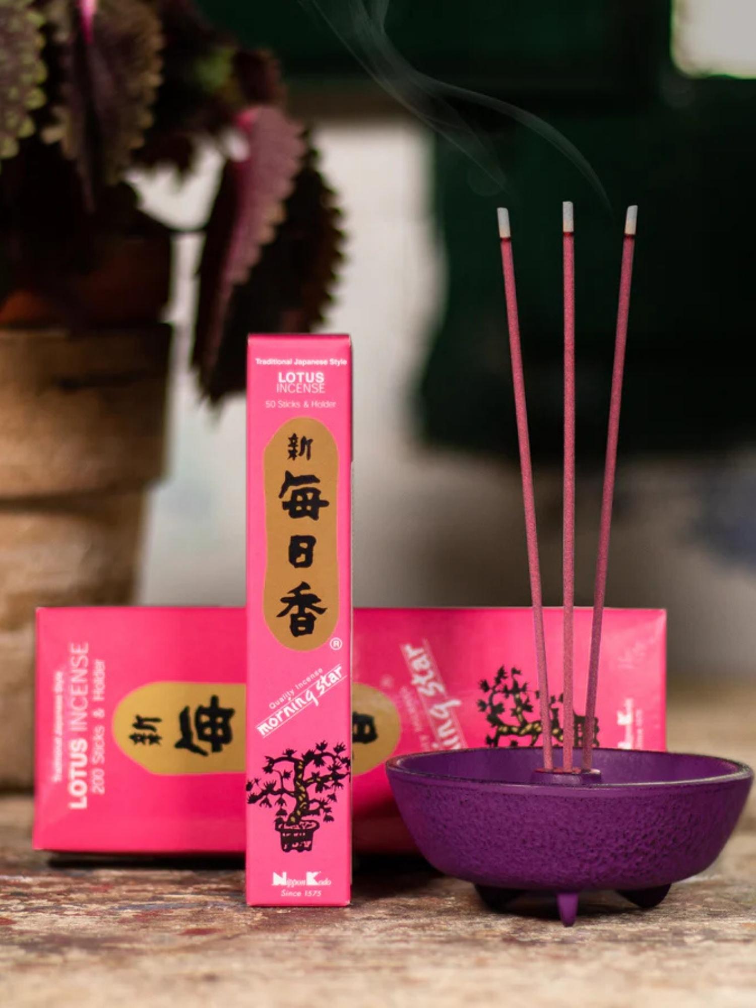 Iwachu incense holder - Purple Fountain