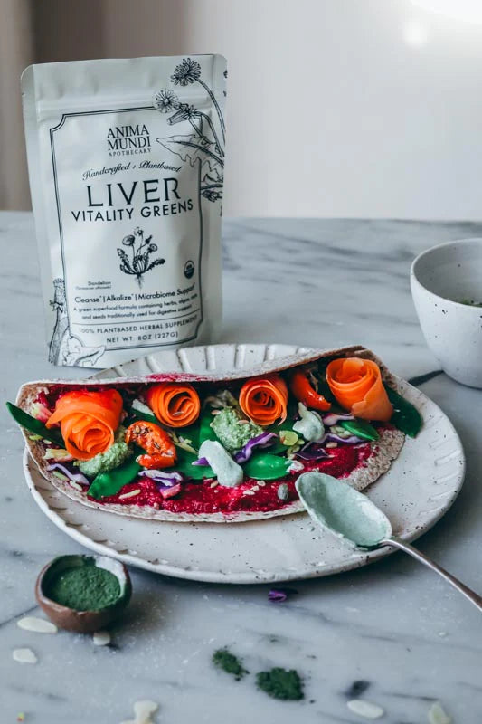 LIVER VITALITY Greens Daily Cleansing Powder 227G Anima Mundi