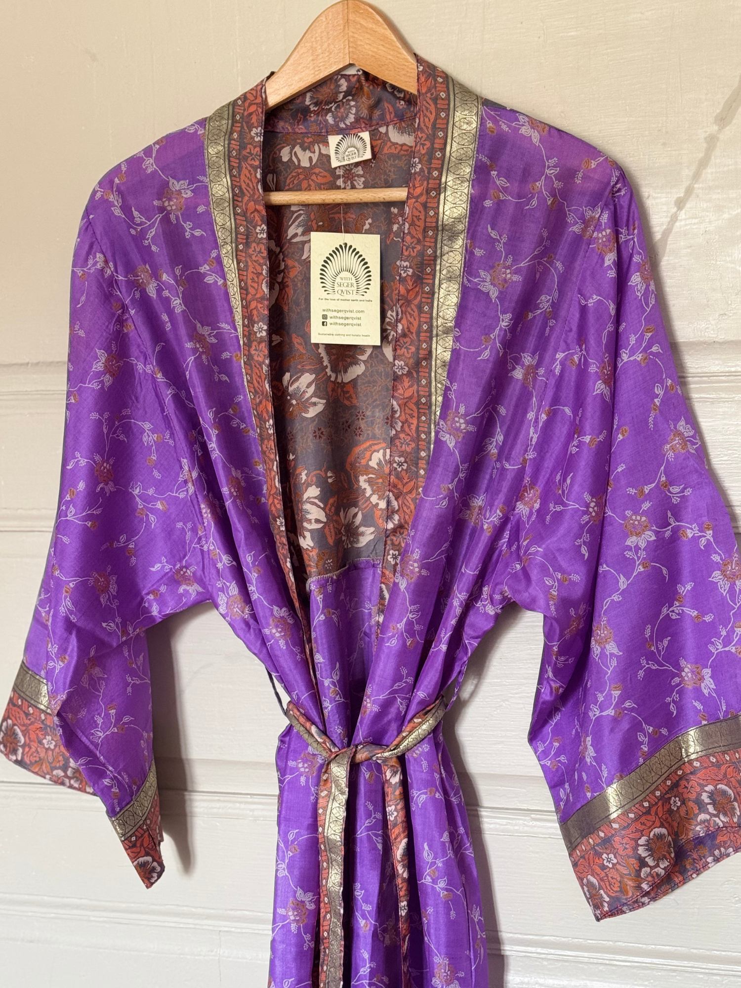 Kimono Uma Indigo Floral