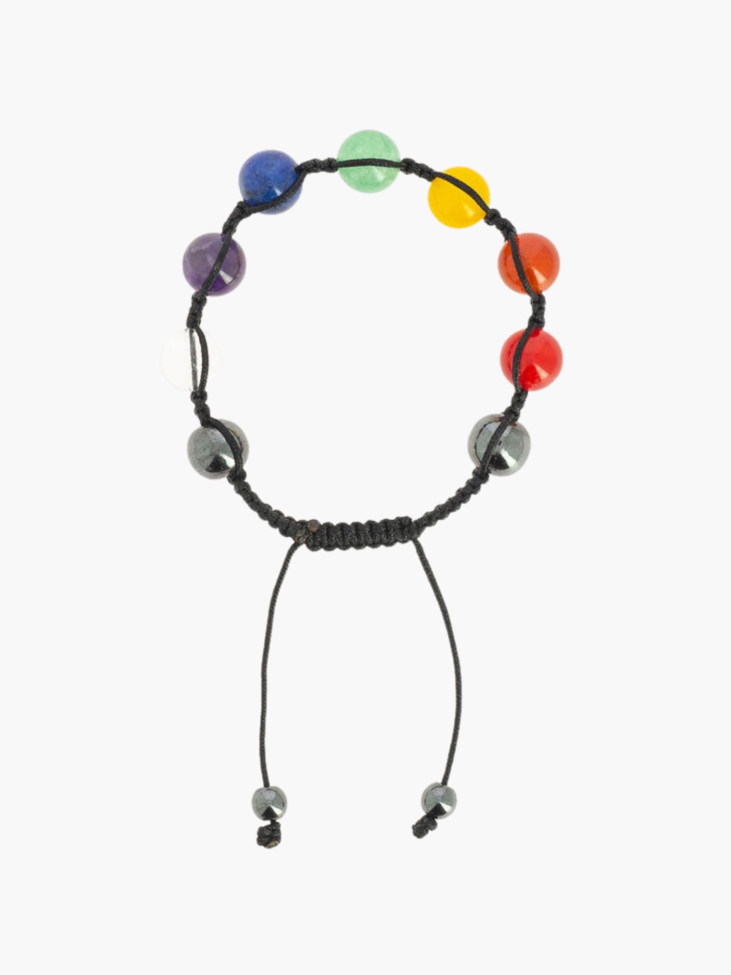 7 Chakra Shambala Armband