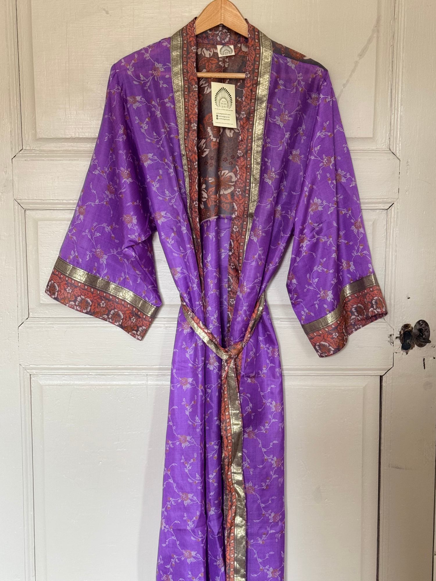 Kimono Uma Indigo Floral