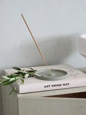 Mörkgrön rökelsehållare Klinta