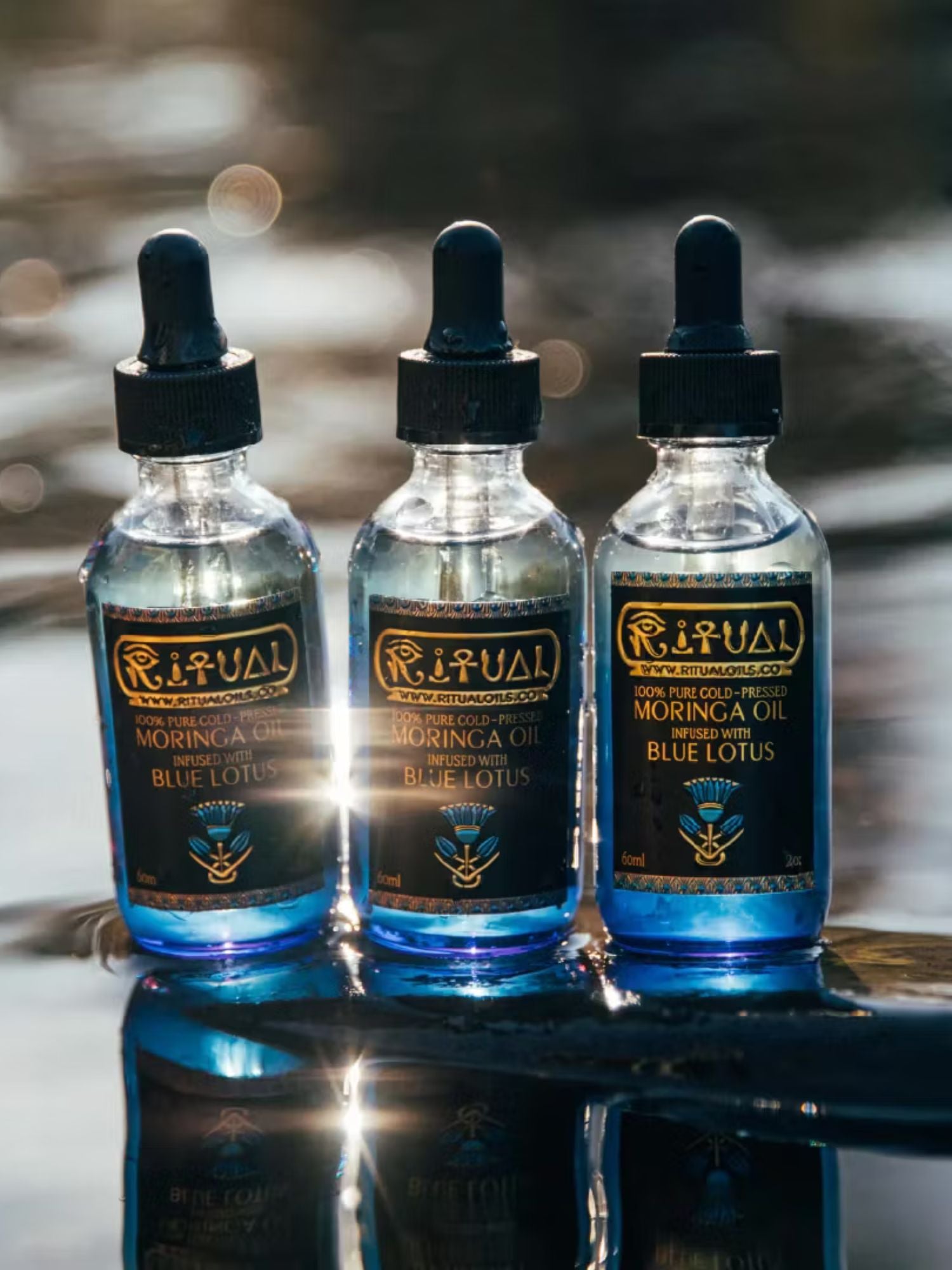 100% Pure Blue Lotus & Moringa Oil 60 ml Ritual Oils