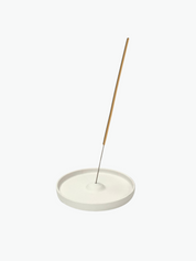 White incense holder & altar dish