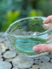 Matchaskål med Pip – Katakuchi Klarglas