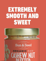 Sun & Seed Organic Raw Cashew Nut Butter 200 G