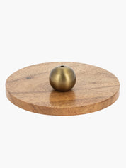 Sun & Moon incense holder - Brass