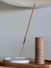 White incense holder & altar dish