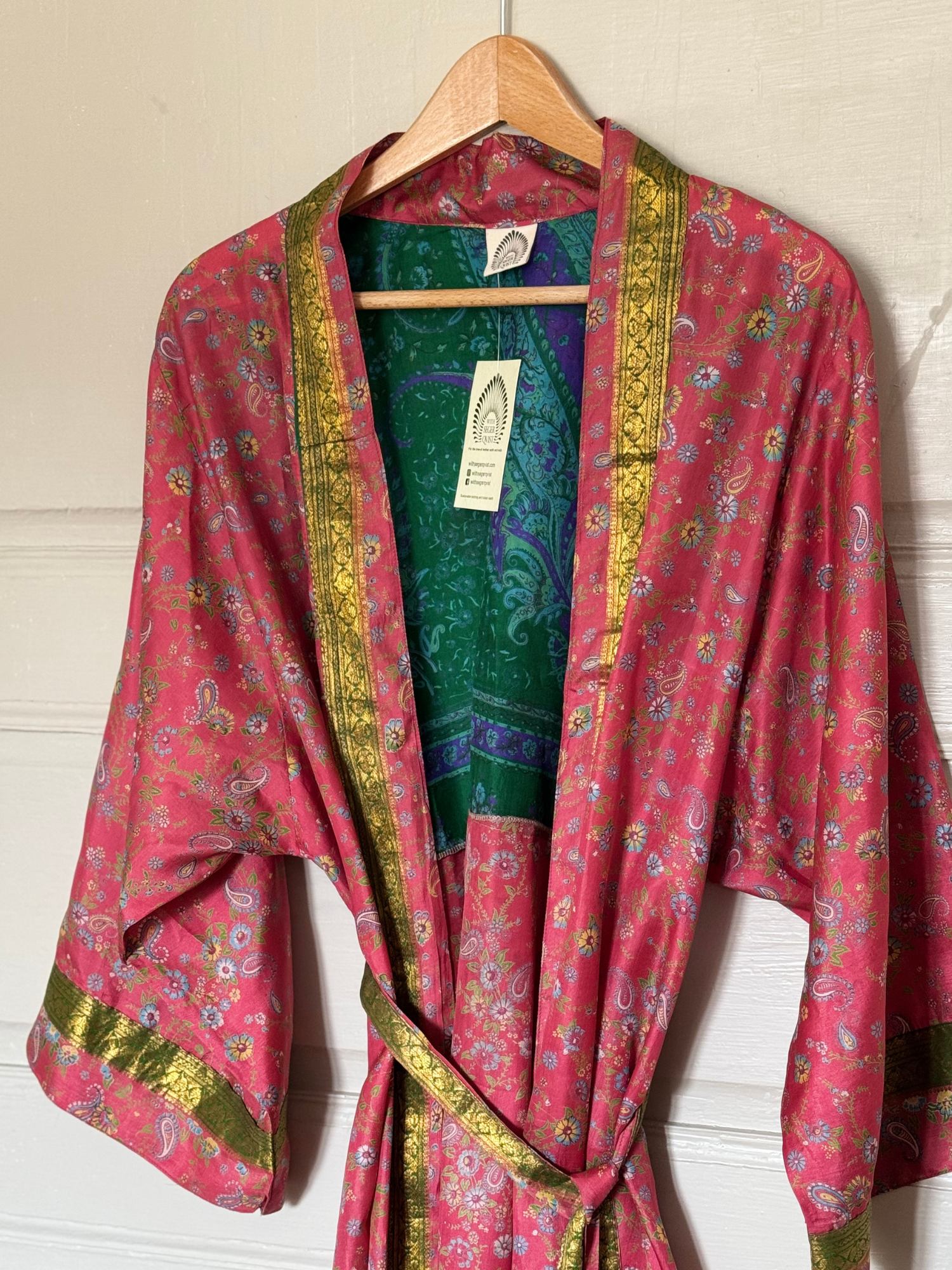 Kimono Uma Pink Paisley