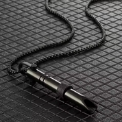 Stress & Anxiety Relief Breathing Necklace Black