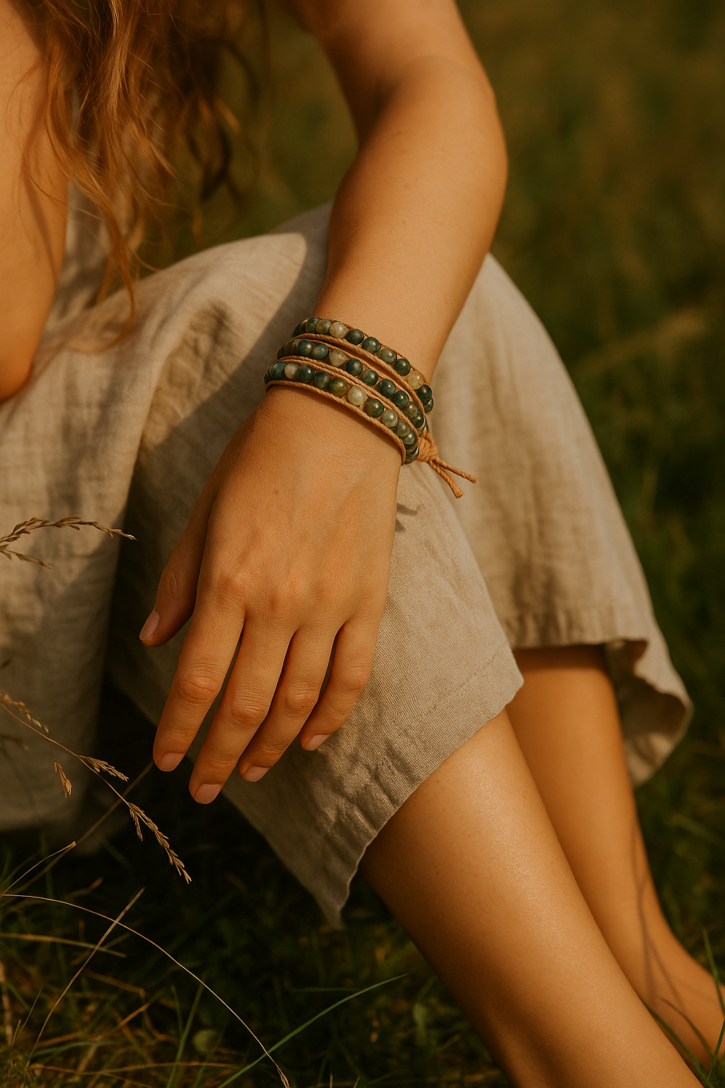 Naga Bracelet Ocean Jaspis