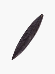 Dark Wood Leaf incense holder