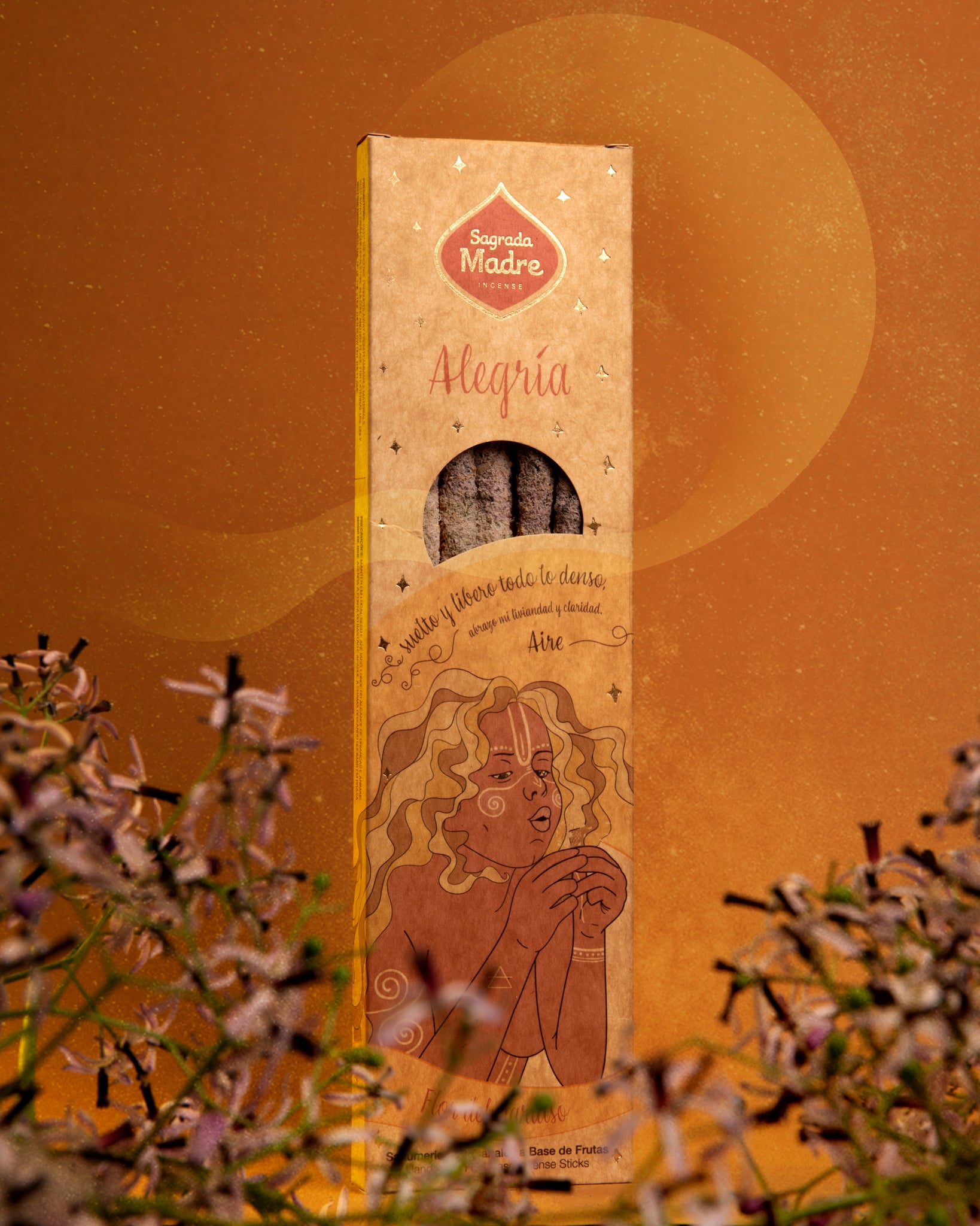 Air Element Paradise flower incense Sagrada Madre