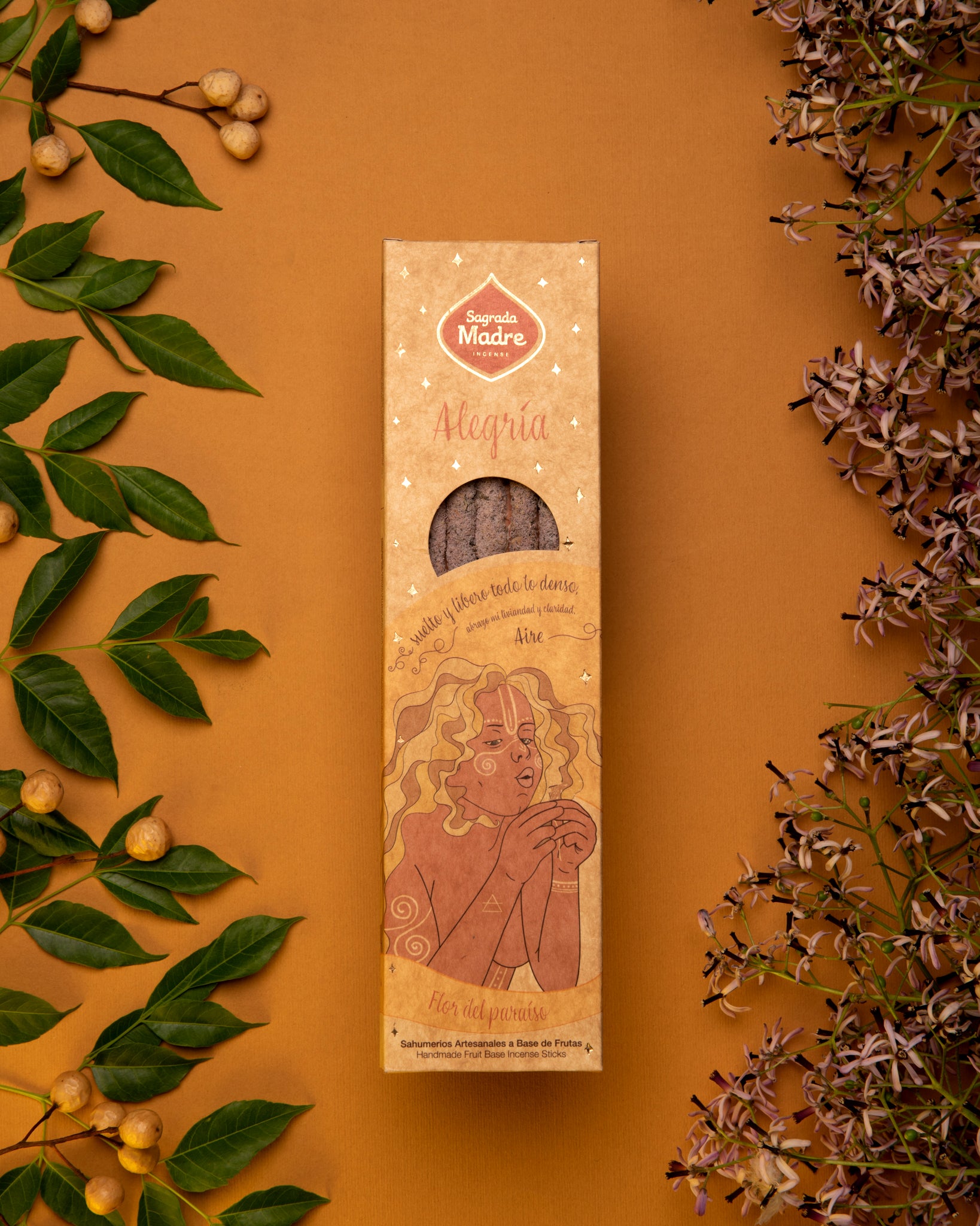 Air Element Paradise flower incense Sagrada Madre
