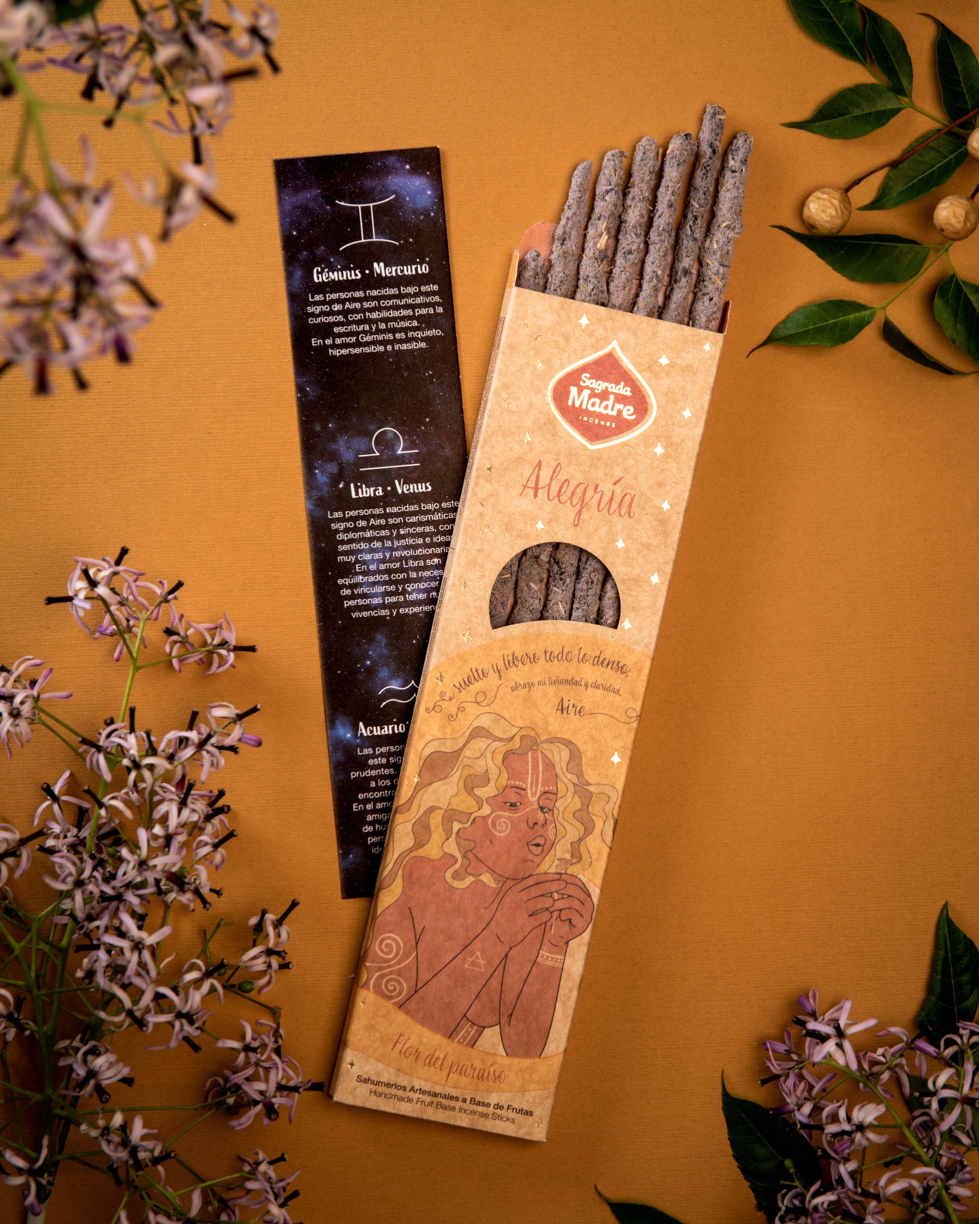 Air Element Paradise flower incense Sagrada Madre