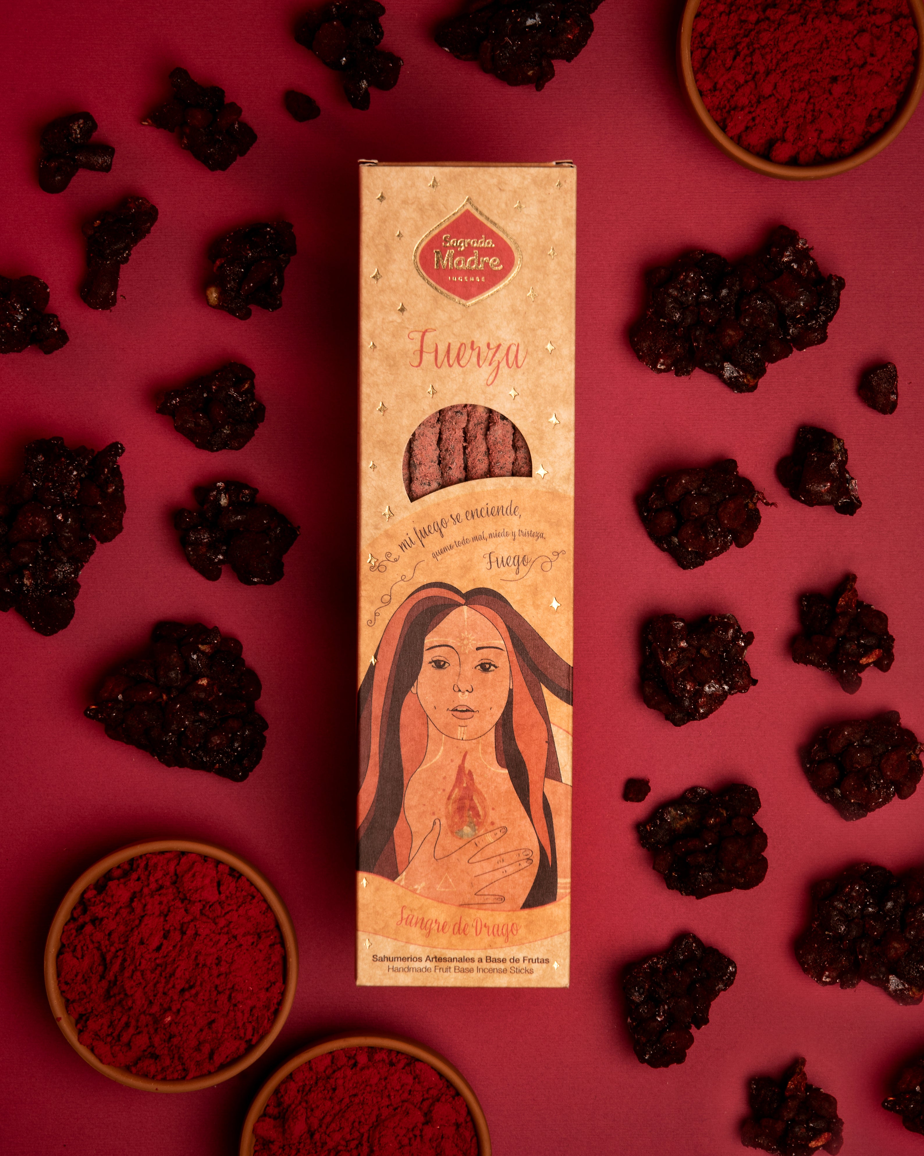 Fire Element Dragon's Blood Incense Sagrada Madre