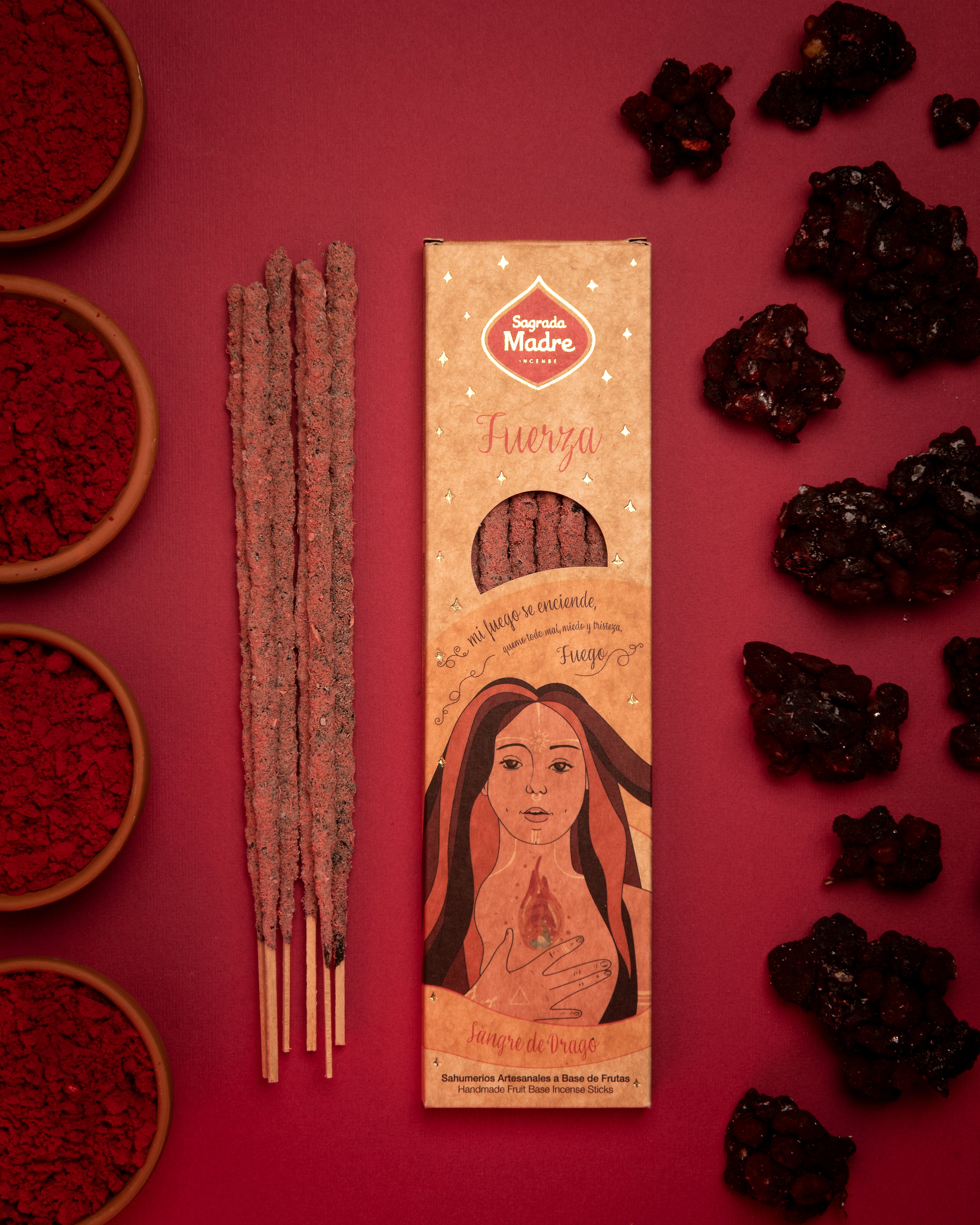 Fire Element Dragon's Blood Incense Sagrada Madre