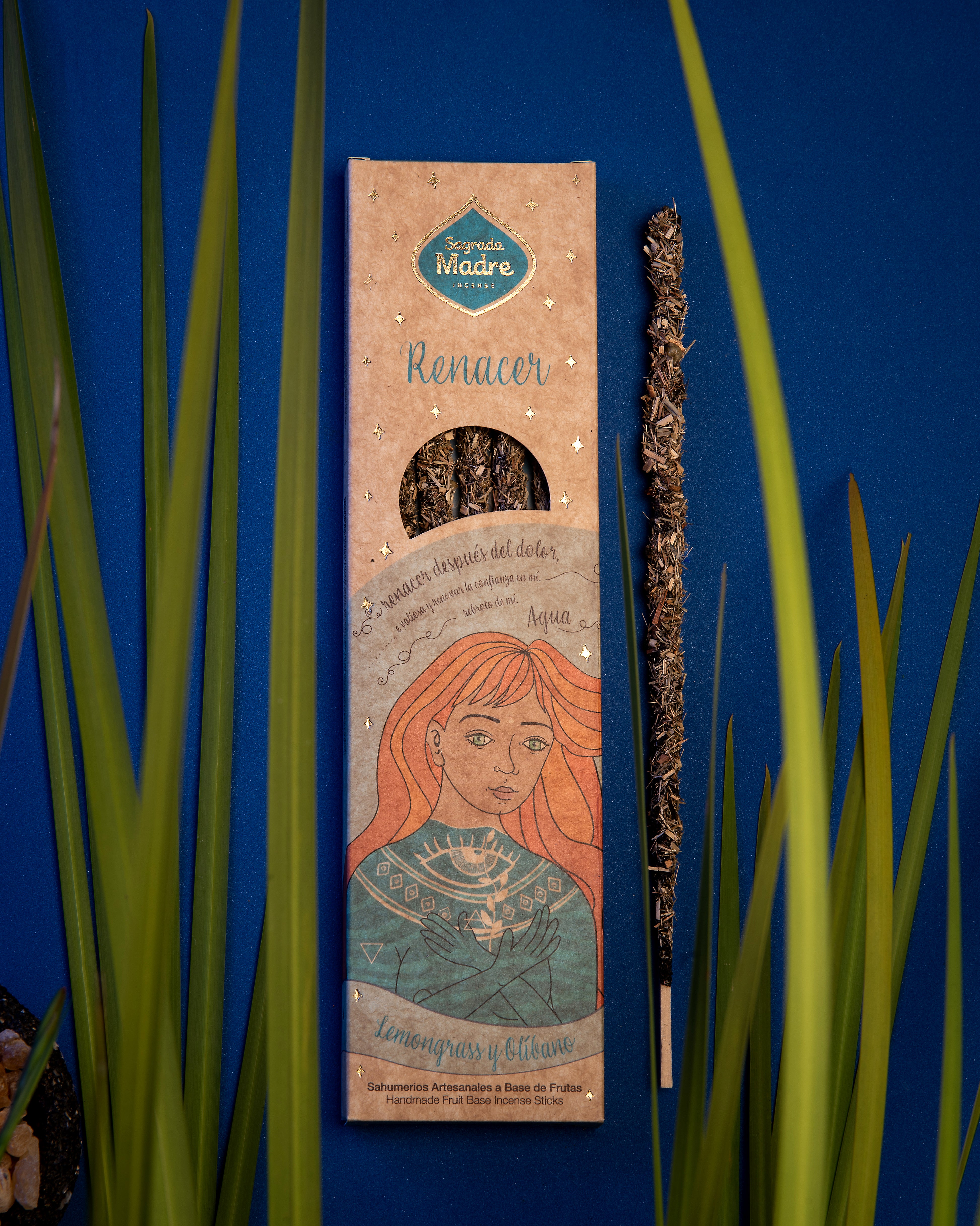 Water Element Lemongrass & Frankincense Incense Sagrada Madre