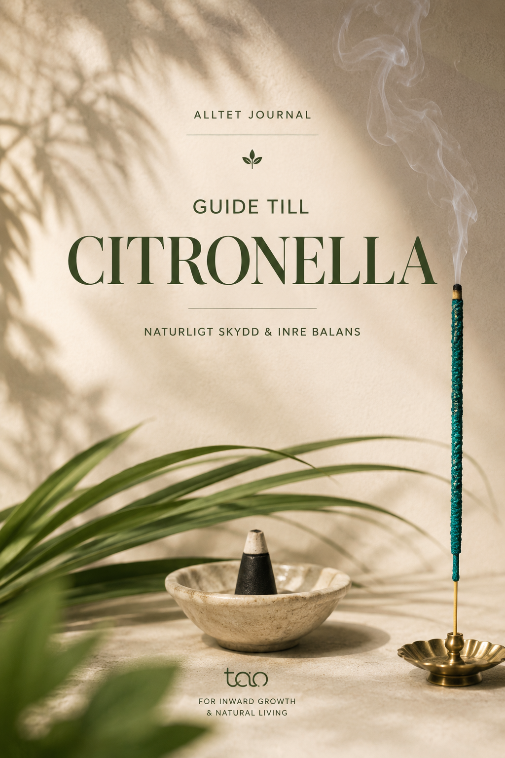 Byt ut kemiska myggmedel mot naturlig citronella