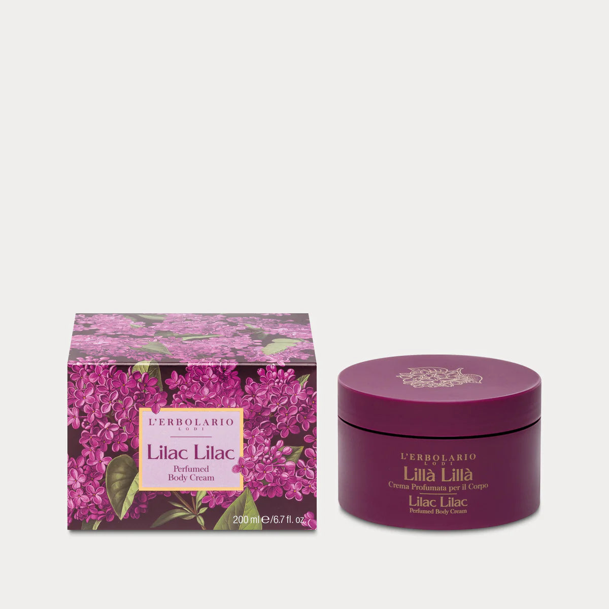 L’Erbolario Perfumed Body Cream Lilac Lilac 200 ml