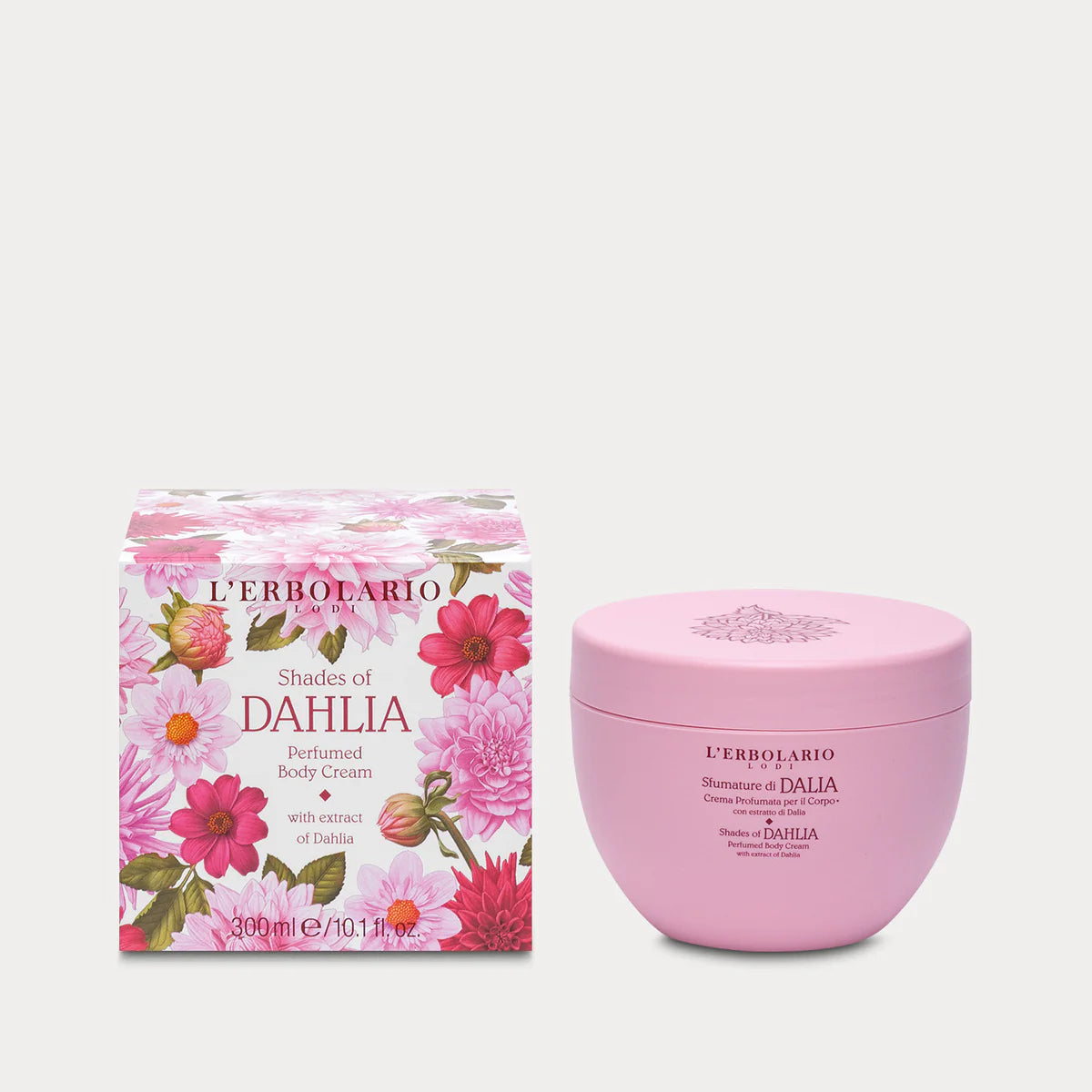 L’Erbolario Perfumed Body Cream Shades of Dahlia 300 ml