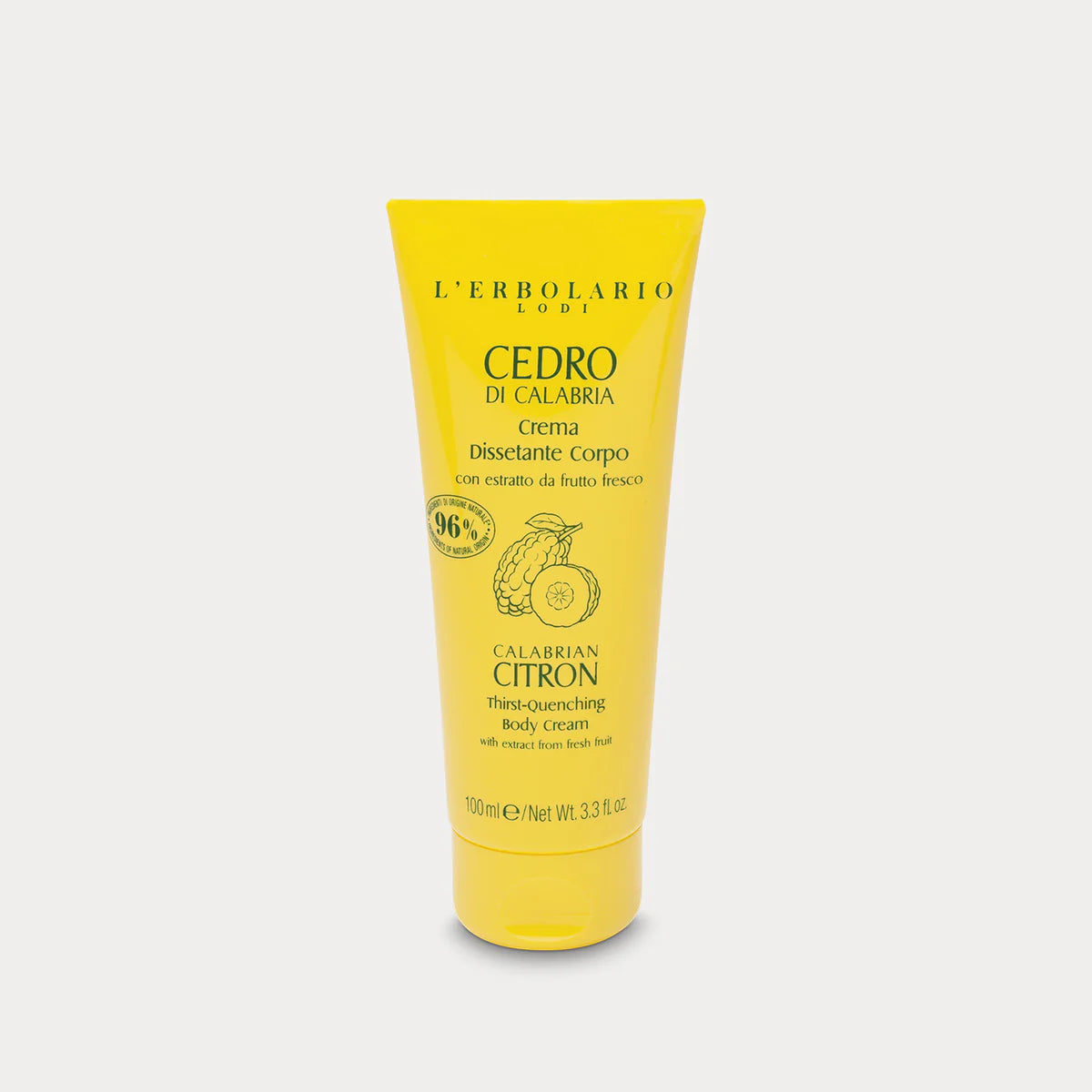 L’Erbolario Thirst-Quenching Body Cream Calabrian Citron 100 ml