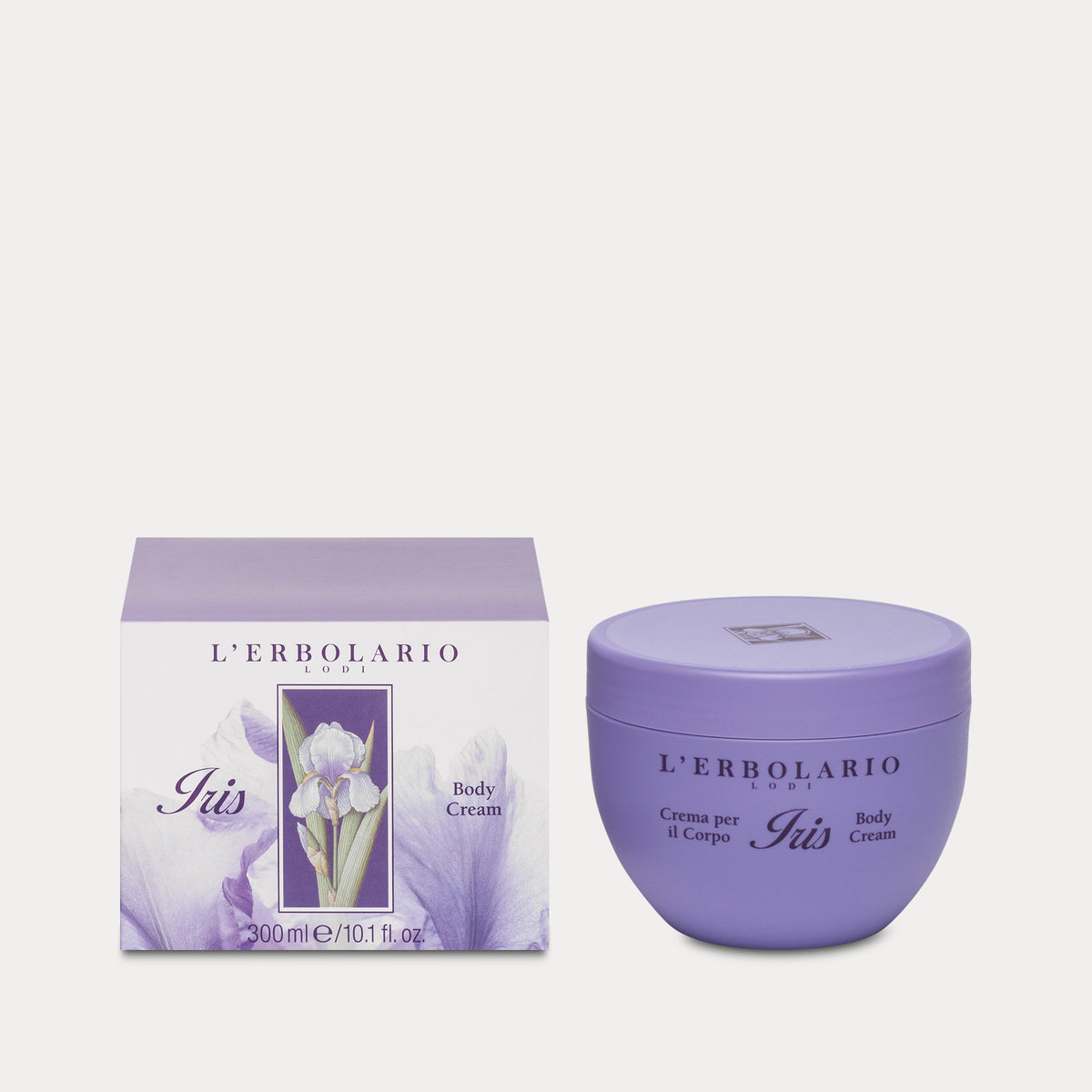 L’Erbolario Perfumed Body Cream Iris 300 ml