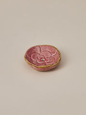 Rose incense holder in ceramic