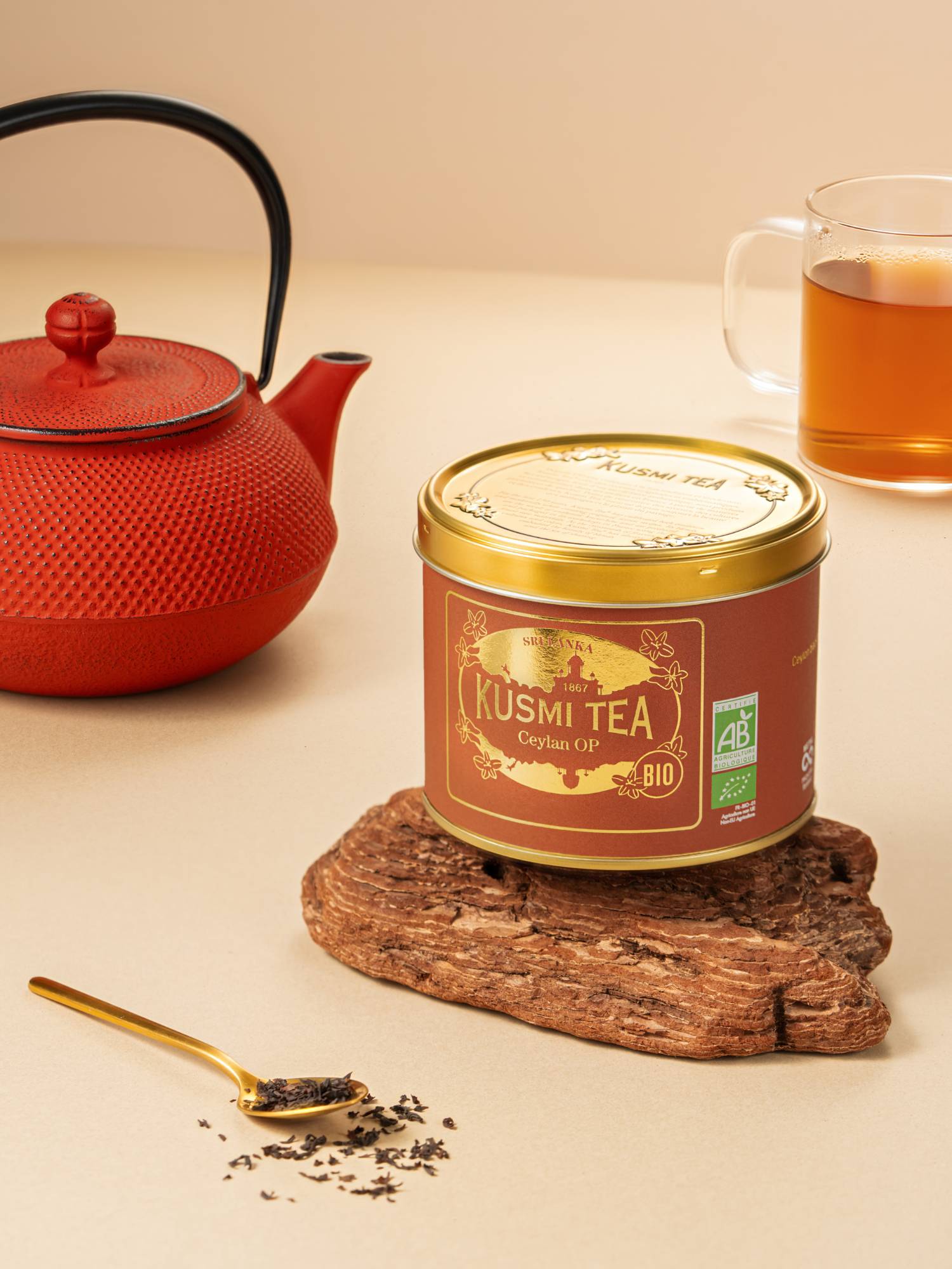 Ceylon OP Svart Te Single Origin Kusmi 100g