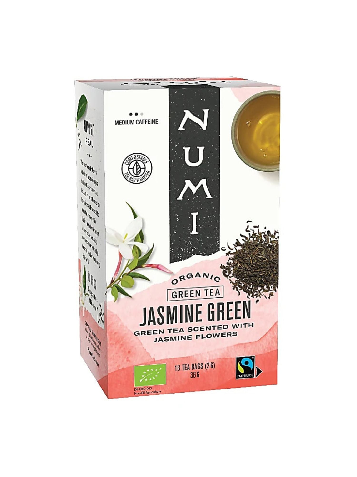 Jasmine Green Organic Herbal Tea Numi