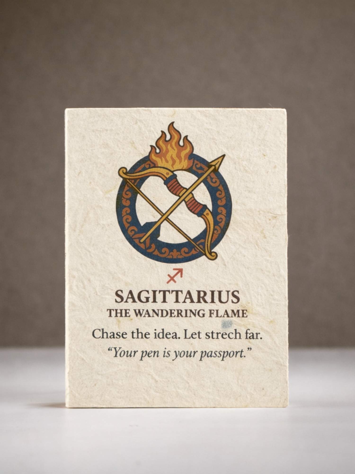 Lokta Stjärntecken Anteckningsbok