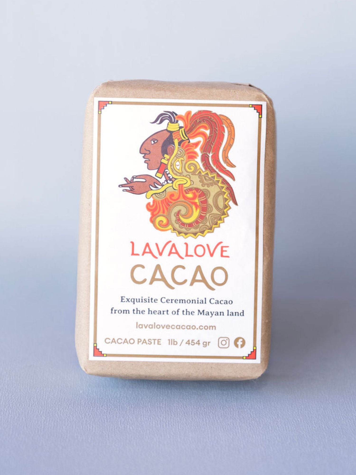 100% Ceremoniell Kakao Lava Love Block 454 gr