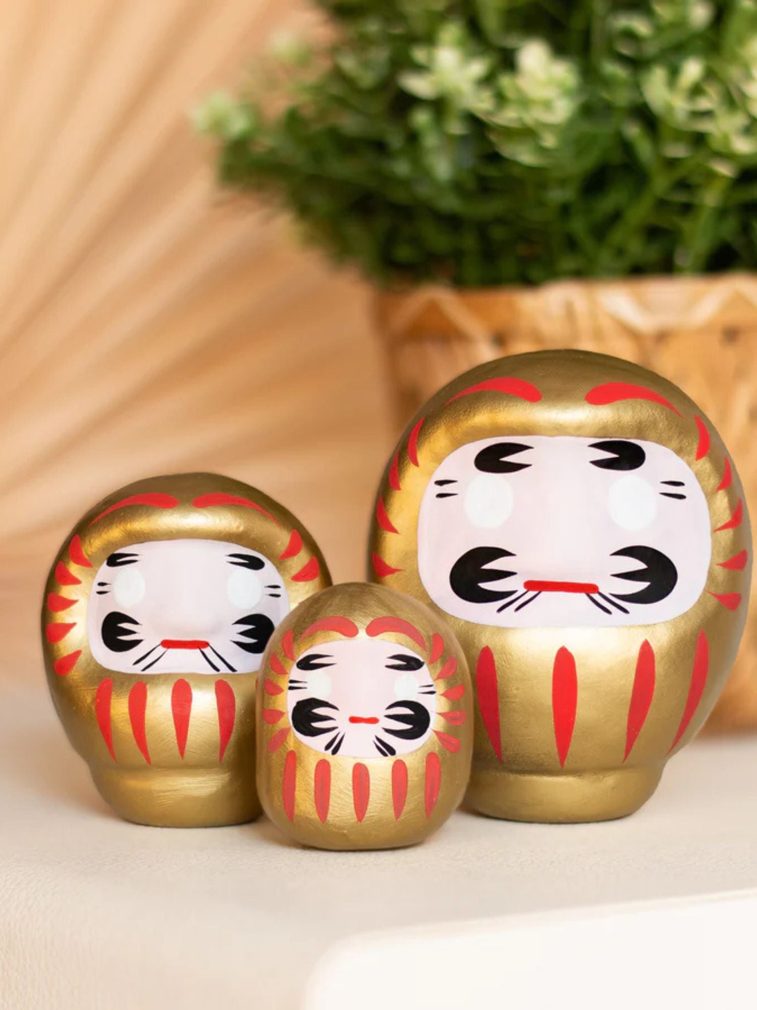 Daruma - Wealth Gold Small