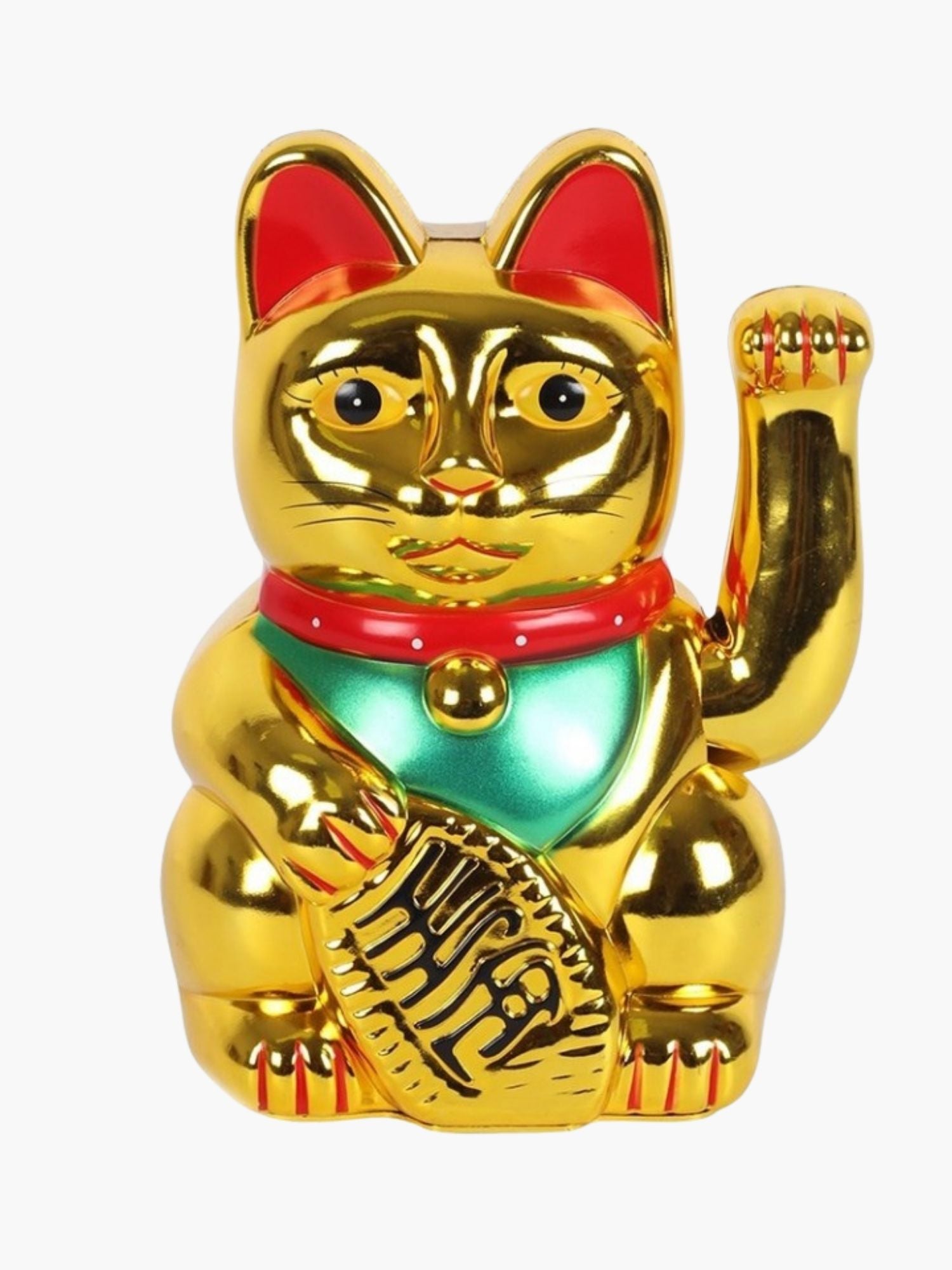 Maneki Neko Lucky Cat Super Gold - Money & Wealth