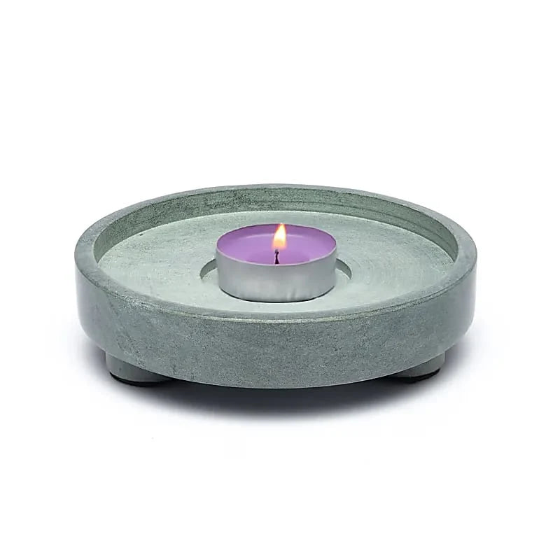 Grey Soapstone Aromalampa & Rökelsehållare