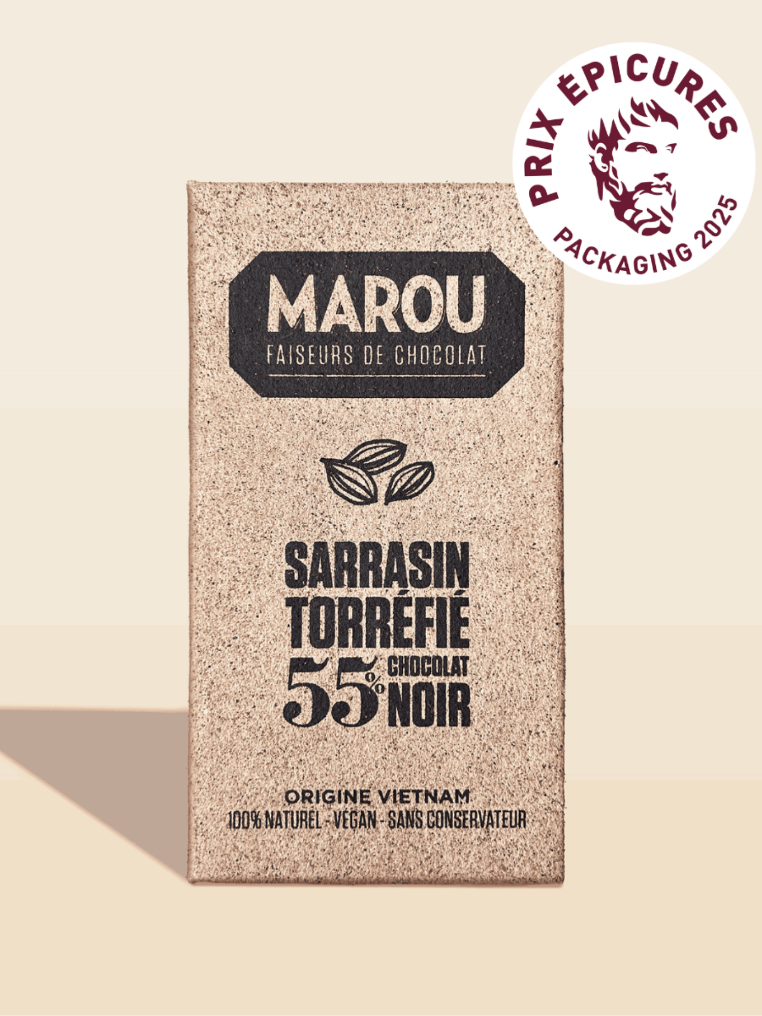 Dark Chocolate Lam Dong 74% Marou 80g
