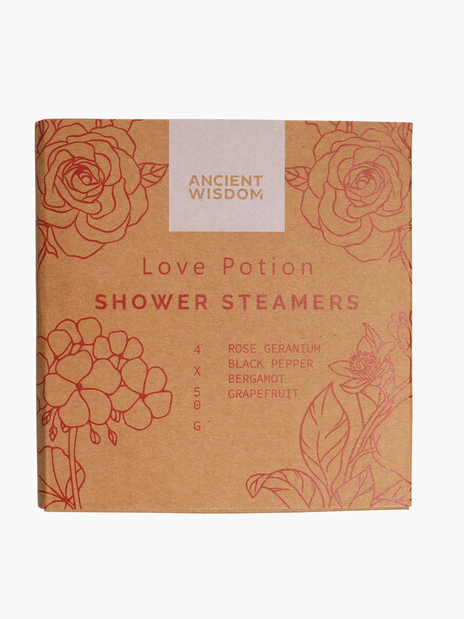 Love Potion Shower Steamers x 4
