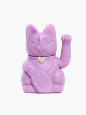 Maneki Neko Lucky Cat Mauve - Spirituality