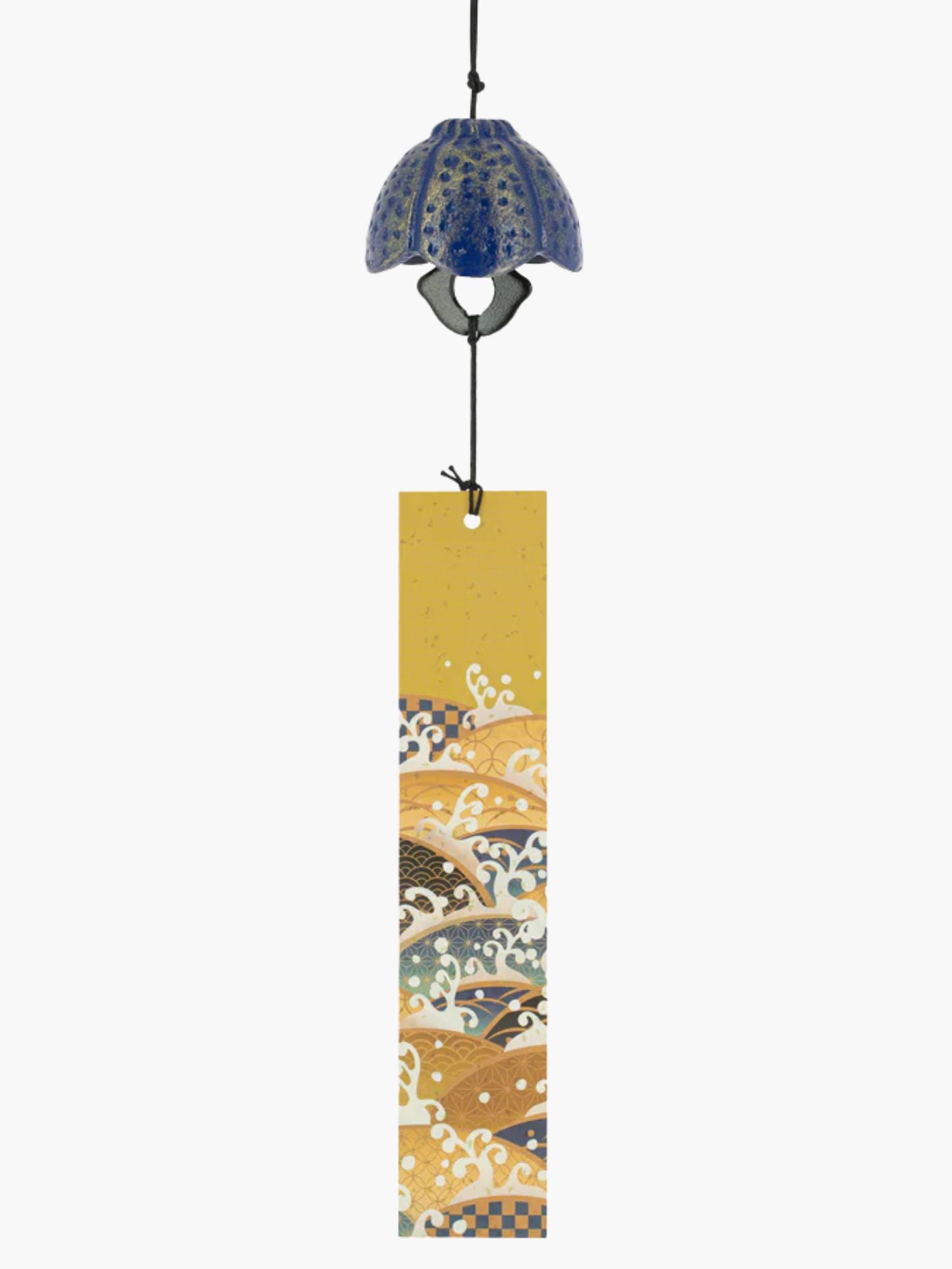 Furin Feng Shui Bell Hana Indigo