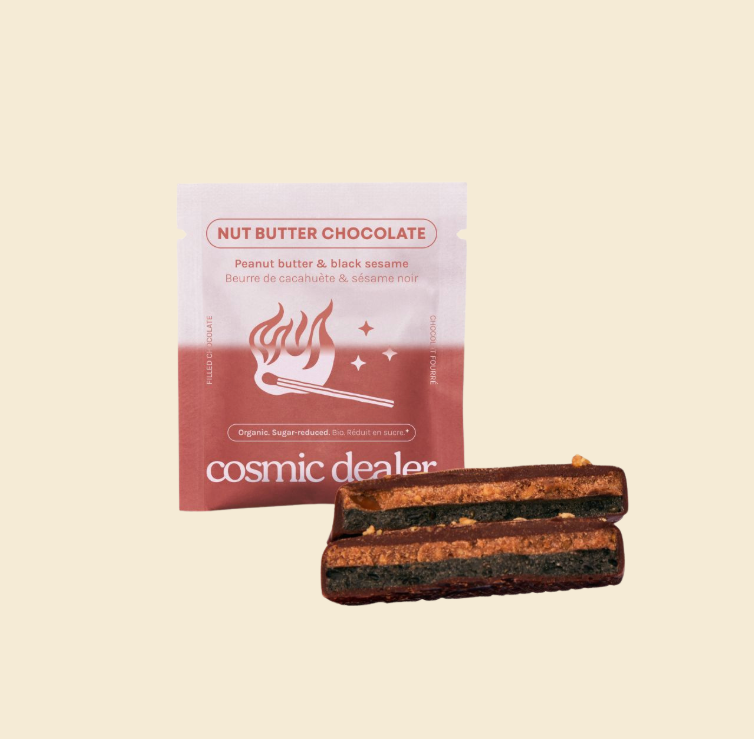 Double Layer Jordnötssmör & Tahini Nut Butter Chocolates 20g