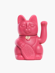 Maneki Neko Lucky Cat Red Violet - Creativity