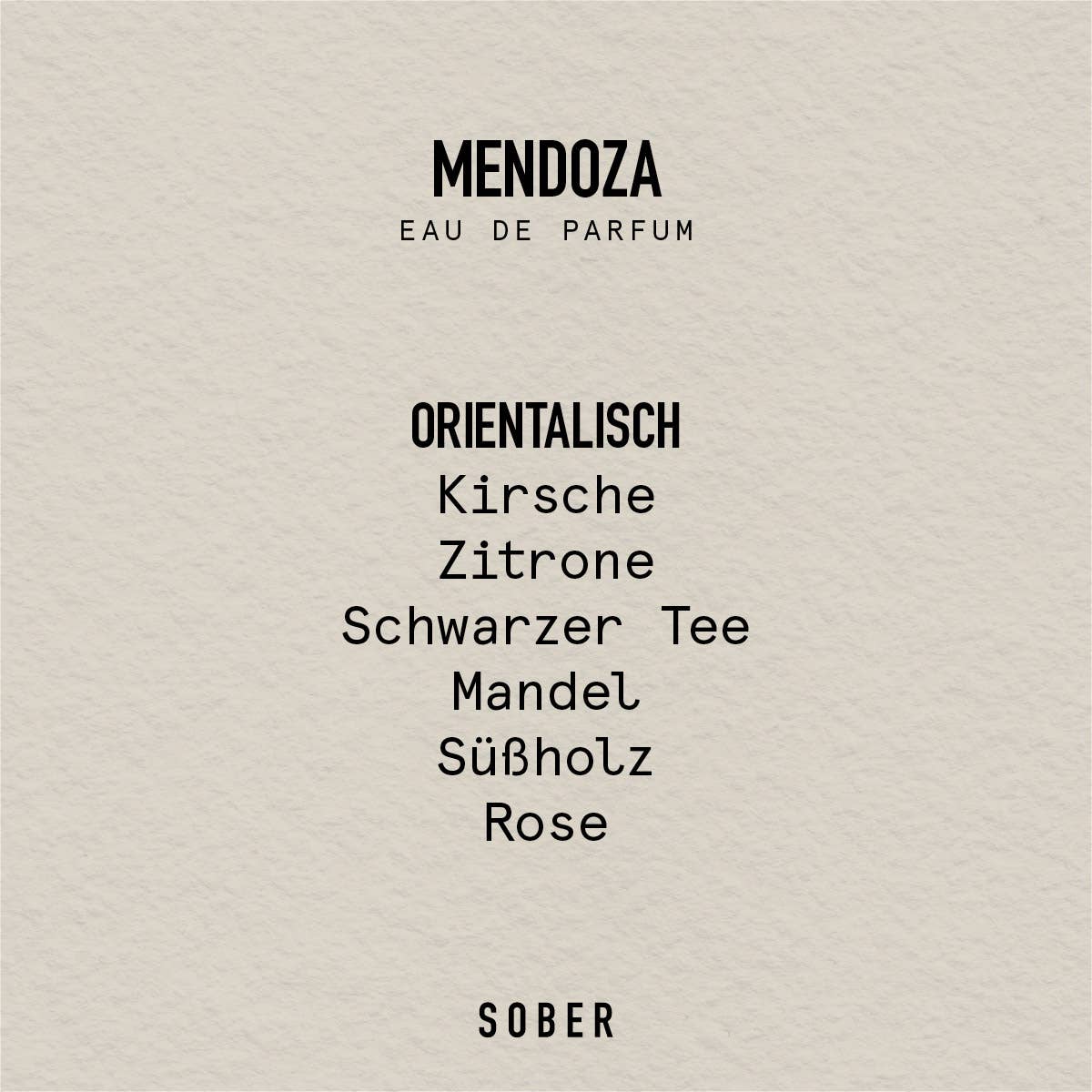 MENDOZA Eau de Parfum 50 ml