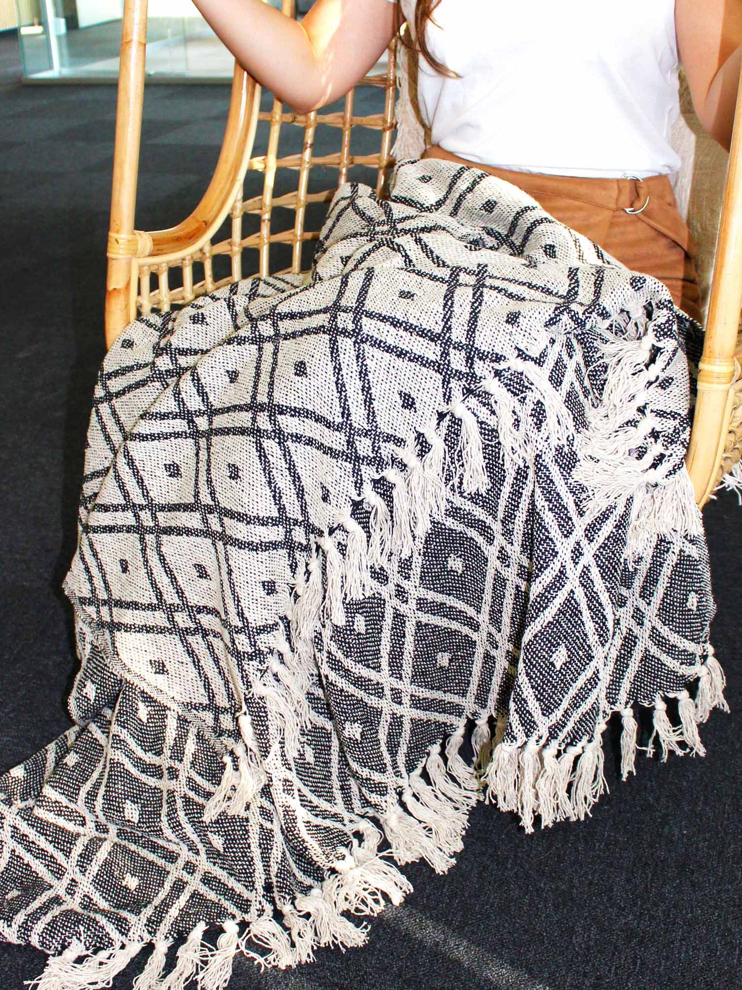 Boho Filt Black & Beige Regency
