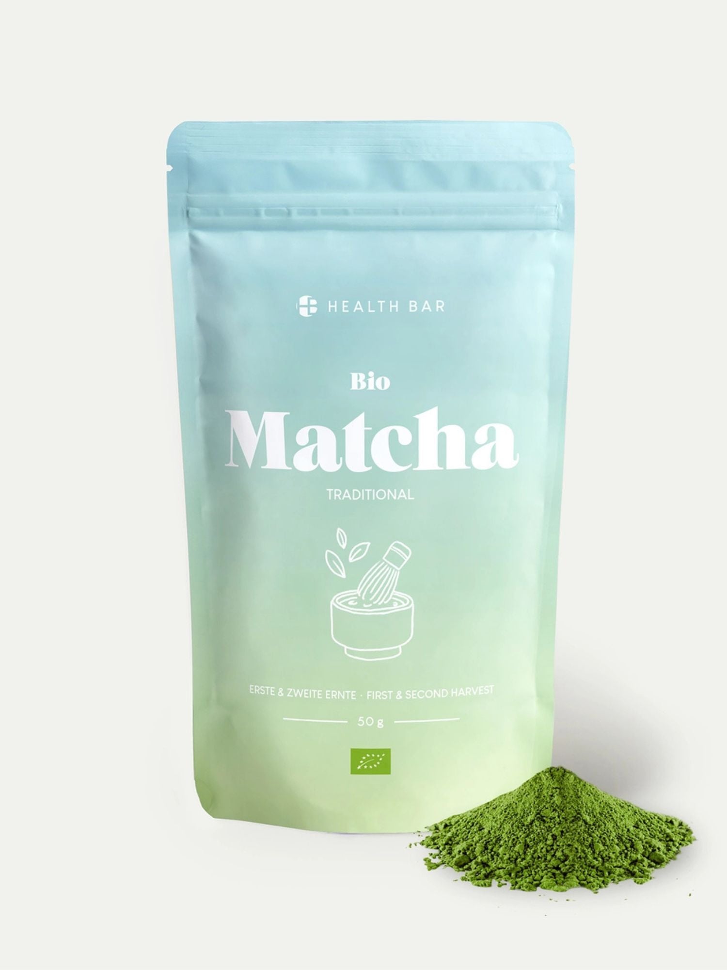 Health Bar Traditionell Ekologisk Matcha 50g