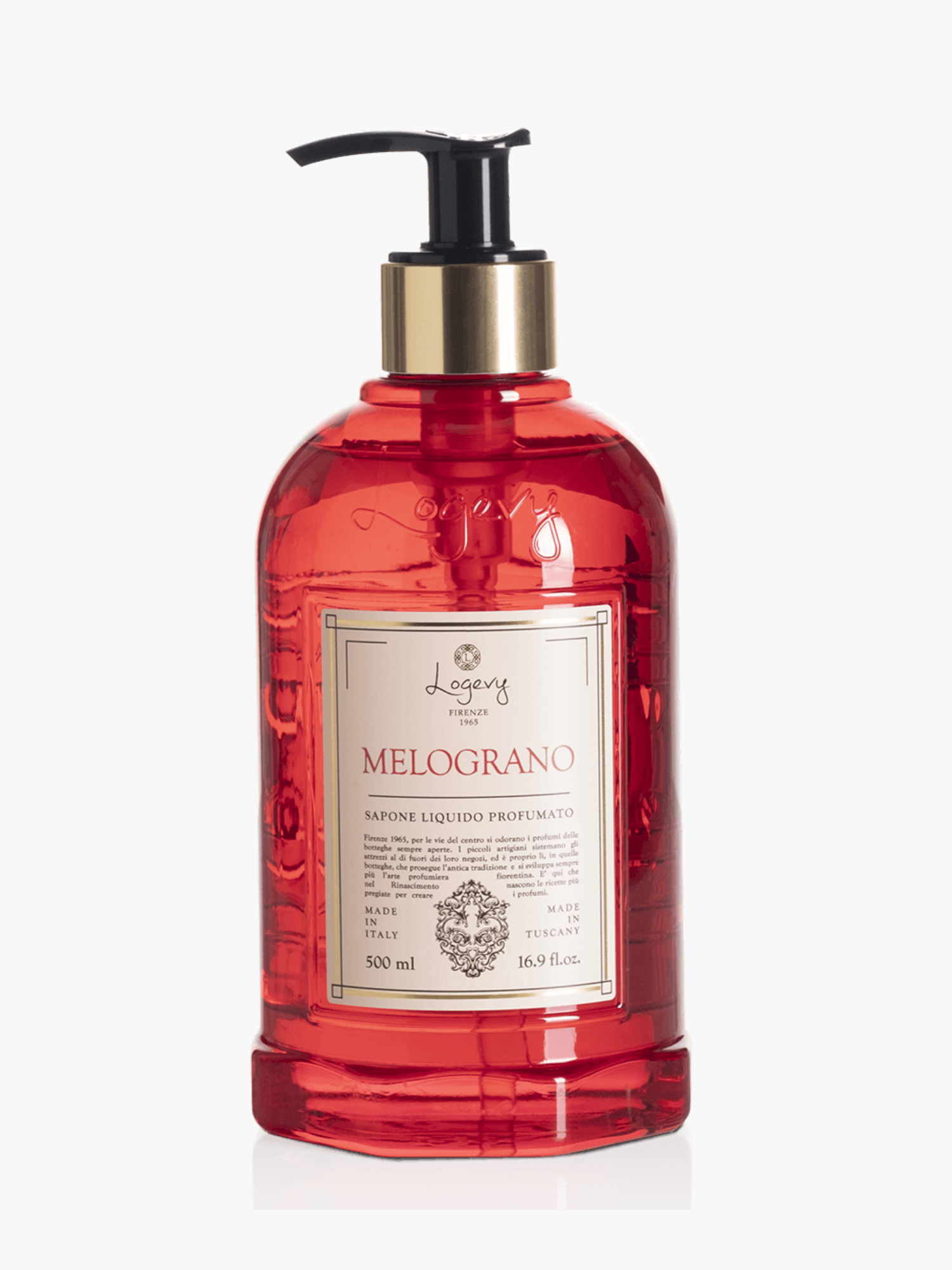 Flytande tvål Melograno 500 ml - Logevy Firenze
